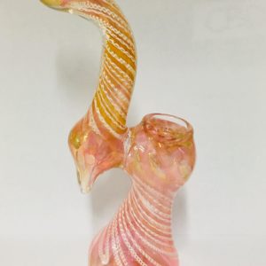 $35 Pink Swirl Bubbler