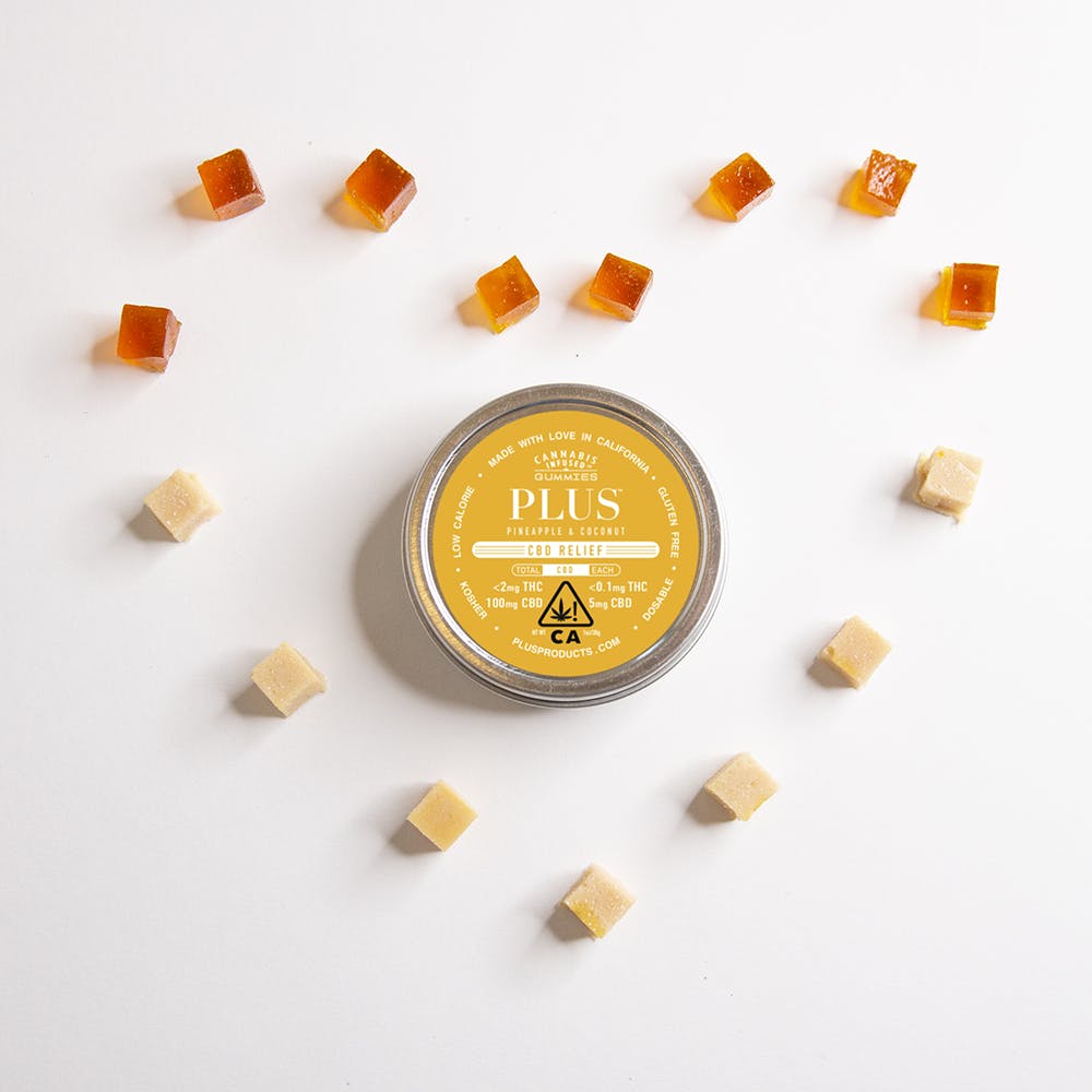 100mg CBD Pineapple Coconut Gummies