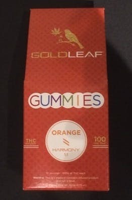 100mg Goldleaf Orange Gummies