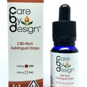 1:1 CBD Sublingual Drops (15ml)