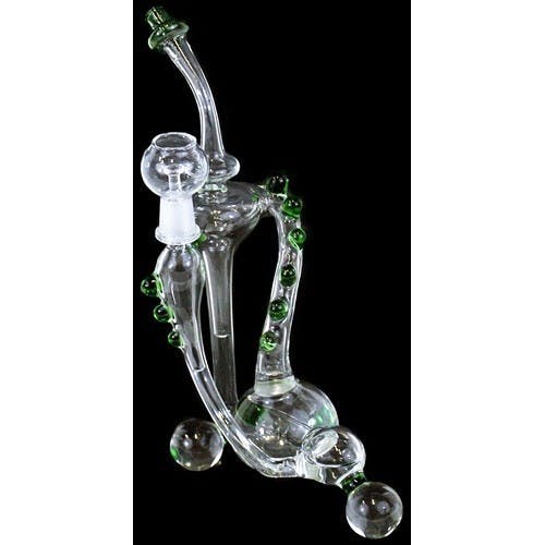 12" Daemon Monster Recycler 14mm Inline Oil Rig Water Pipe
