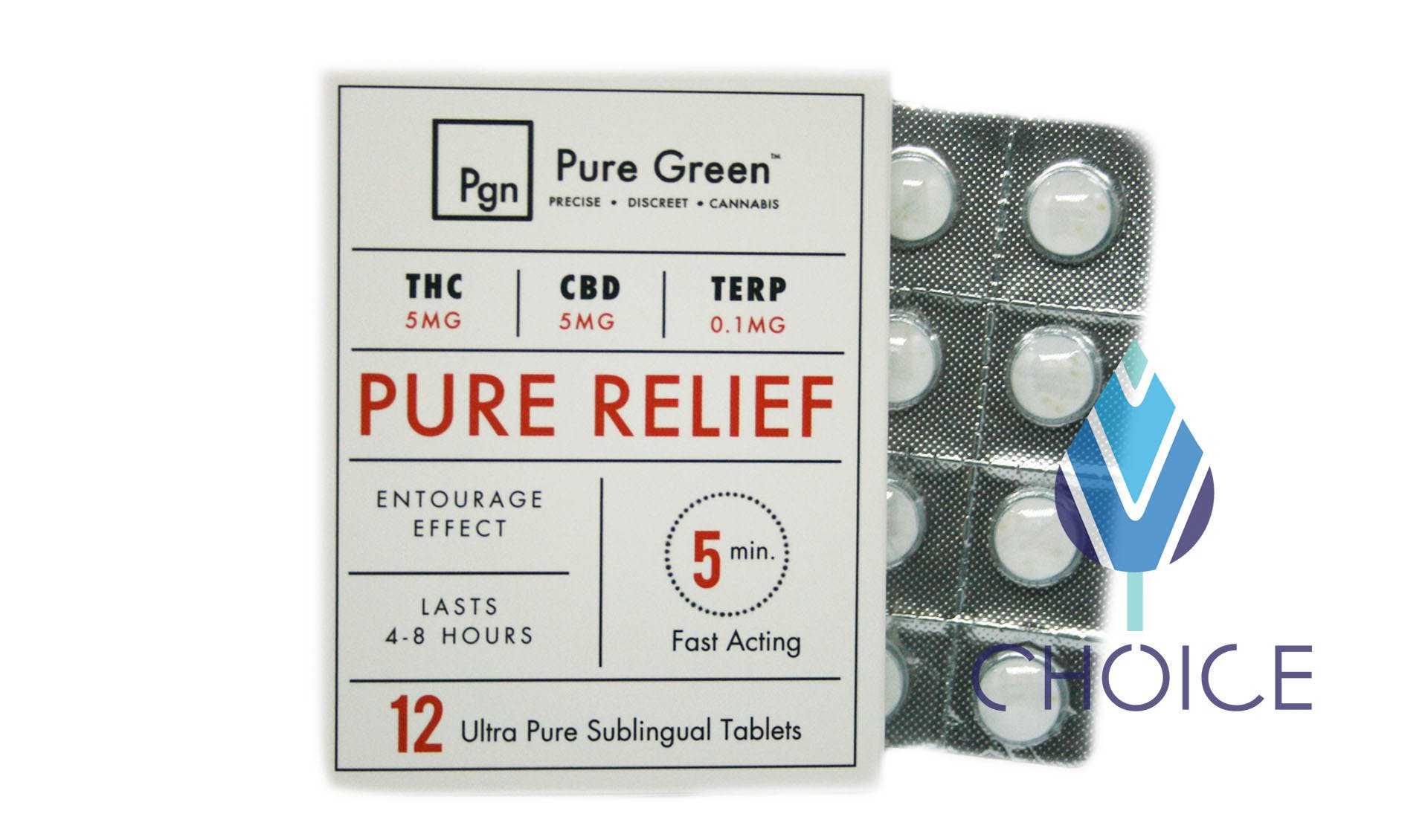 marijuana-dispensaries-choice-exit-145-in-jackson-12-pk-pure-relief-cbdthc-tablets-by-pure-green