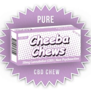50 mg Cheeba Chews - Pure CBD