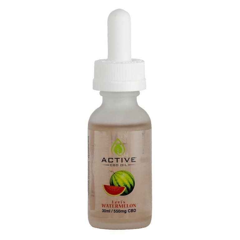 Active CBD Vape Liquid - Levi's Watermelon 550mg