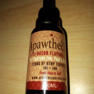 Apawthecary - CBD Pet Tincture Bacon (120mg CBD)