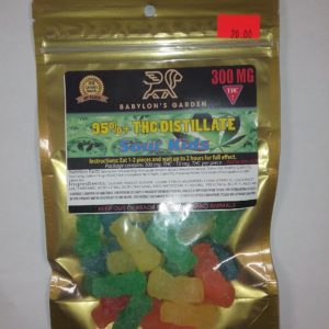 BABYLON'S GARDEN 300mg SOUR KIDS