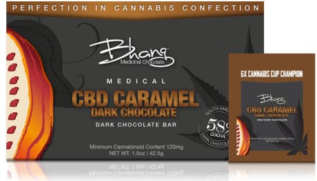 BHANG - {1:1} CBD/THC Caramel Chocolate Bar