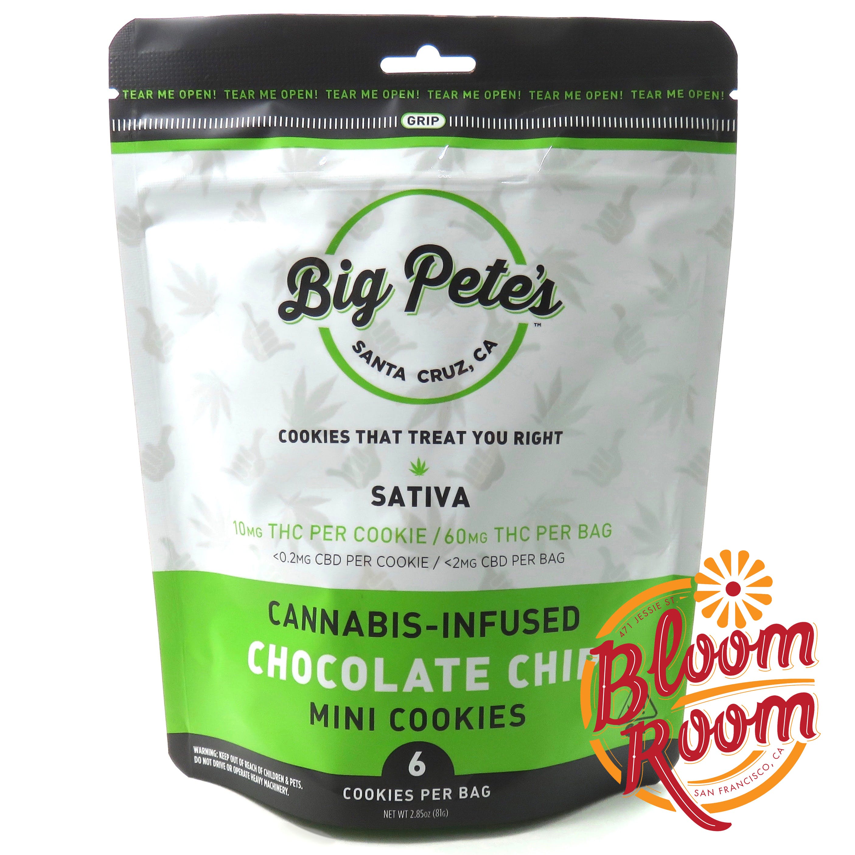 Big Pete's - 60mg Sativa - Chocolate Chip
