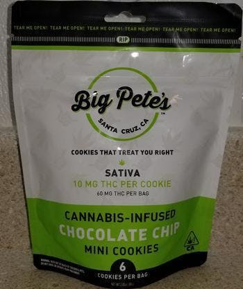 edible-big-petes-sativa-6pk-chocolate-chip-10mg-doses