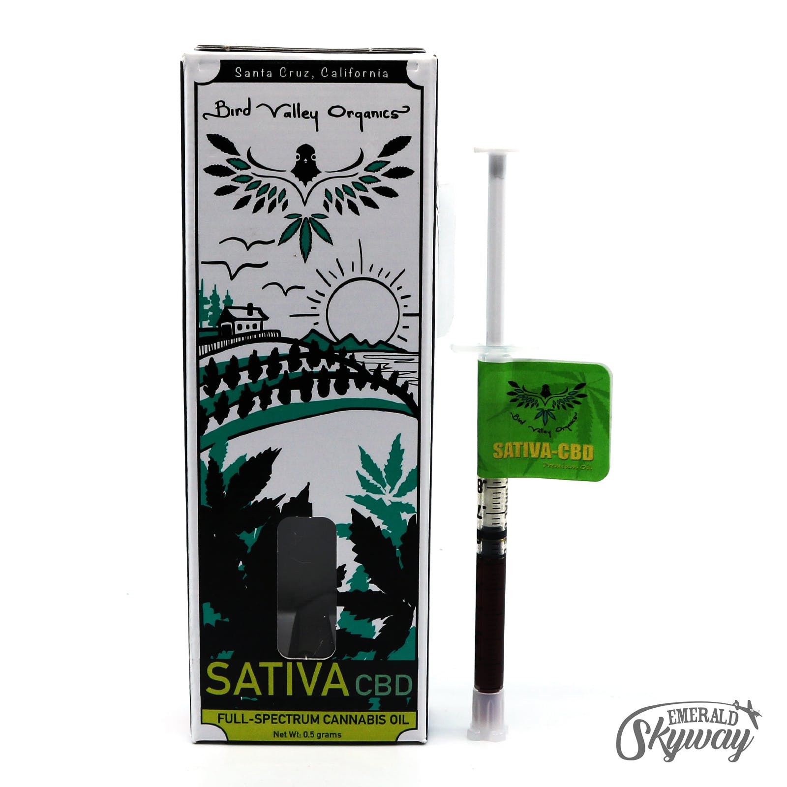 Bird Valley Organics: Sativa/CBD Oil