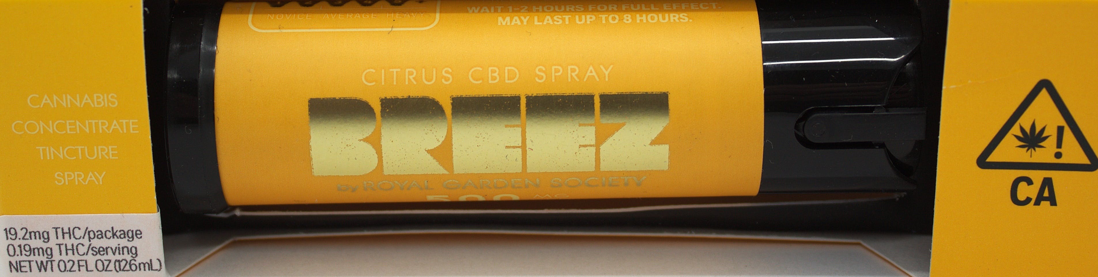 Breez Citrus CBD Spray