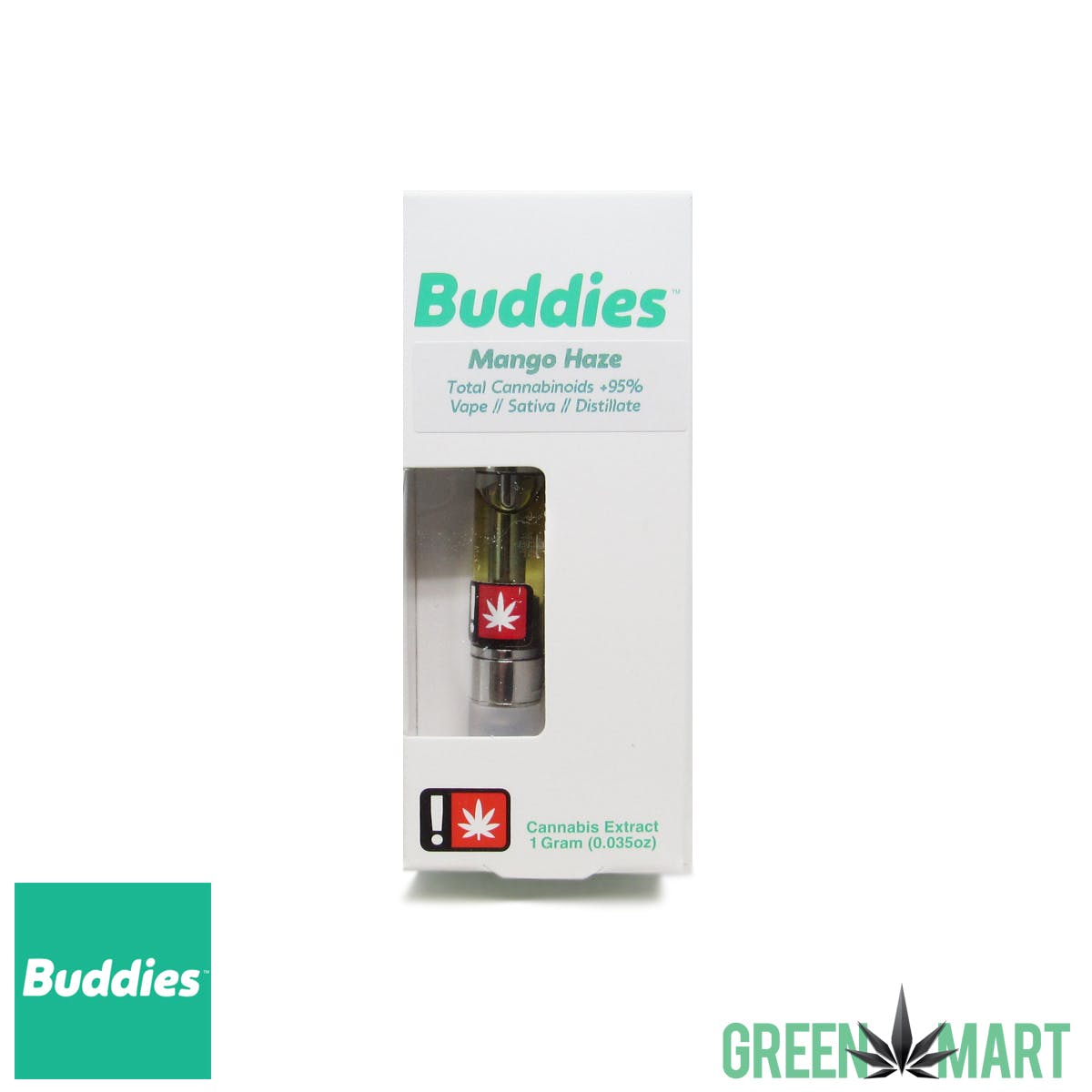 Buddies Brand Distillate Cartridge - Mango Haze