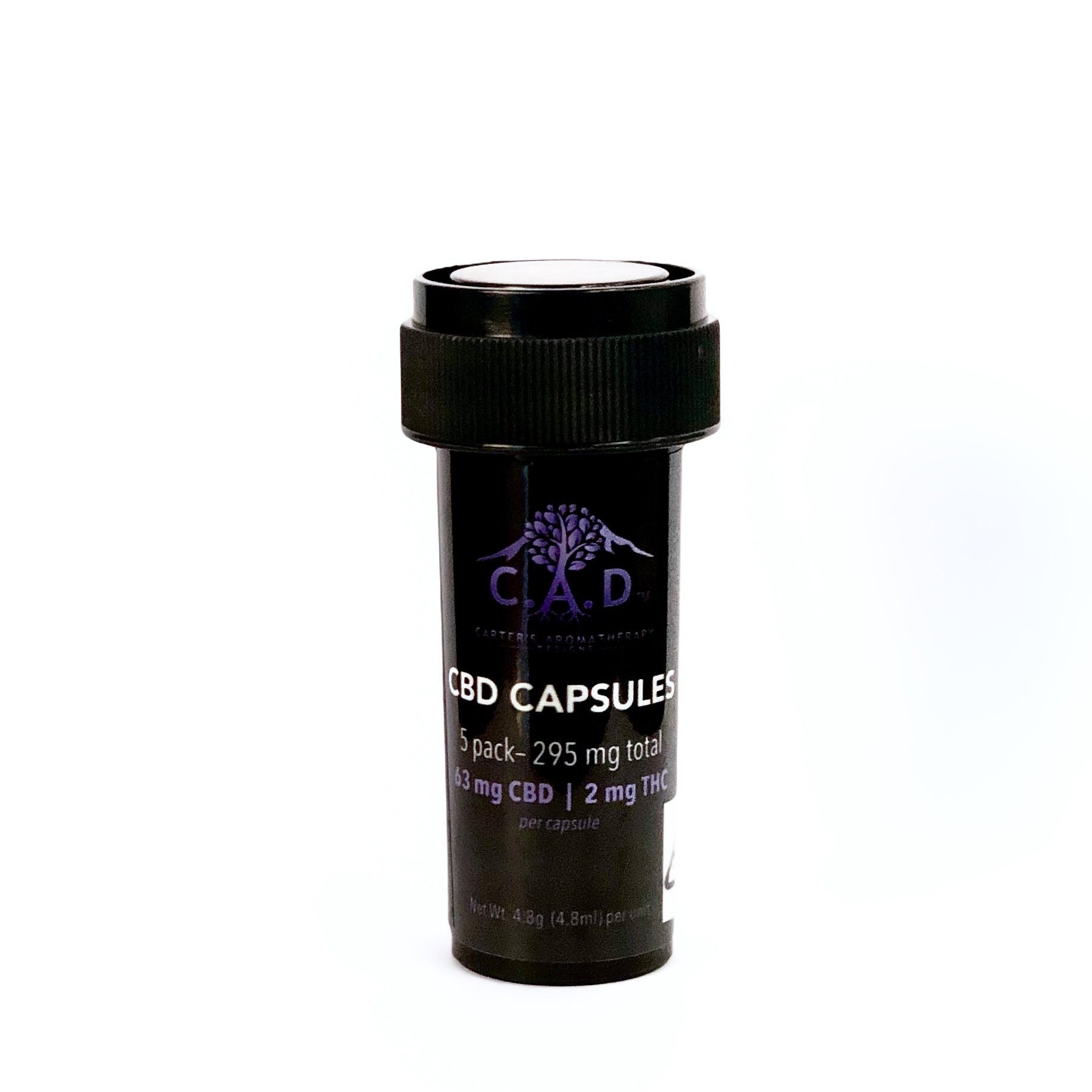 C.A.D: CBD Capsules - 297mg (Medicinal/Recreational)