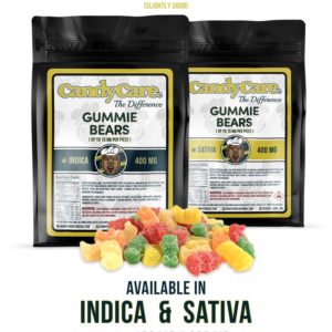 Candy Care The Difference Gummie Bears 400mg INDICA