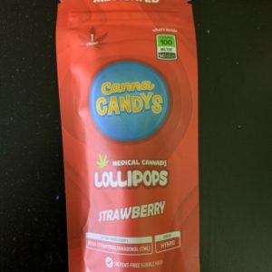 Canna Candy Lollipops (Strawberry)