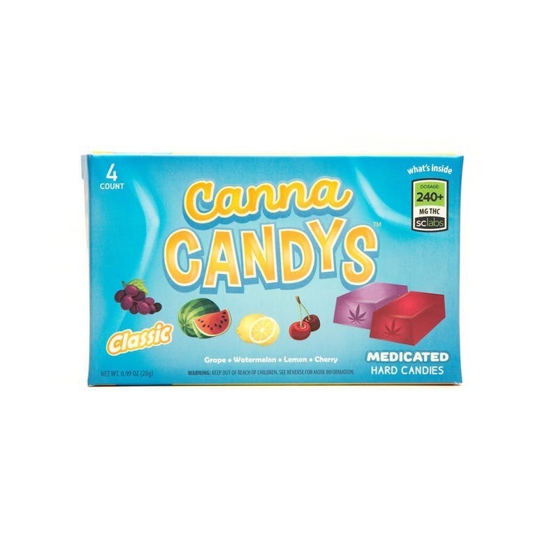 CannaCandy 4 Pack : Classic (240mg)