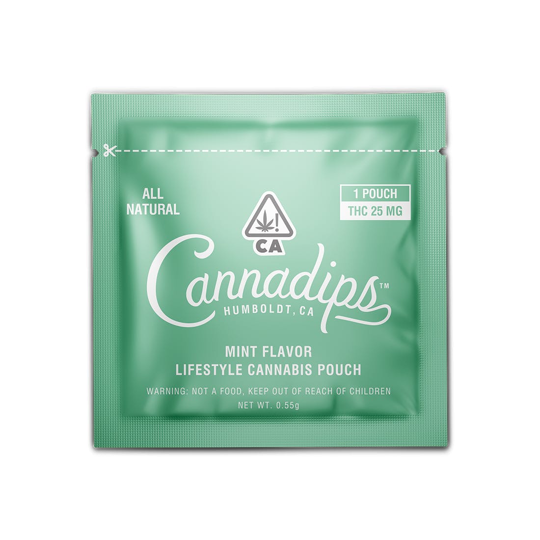 Cannadips Mint Flavor Lifestyle Cannabis Pouch