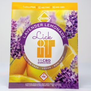 Canyon Cultivation - Lick It 1:1 - Lavender Lemonade - 10mg