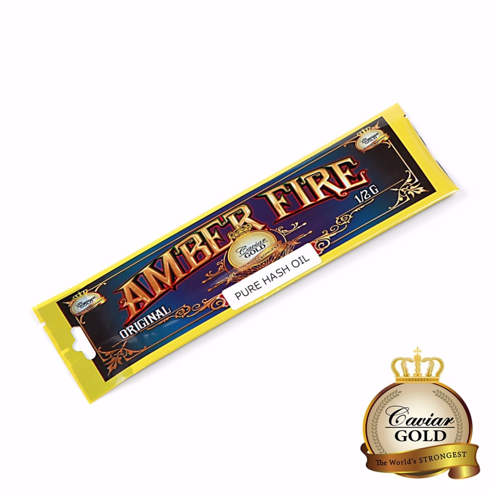 CAVIAR GOLD | Original Amber Fire Hash Oil