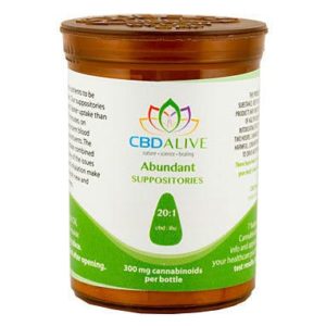 CBD Alive- ABUNDANT SUPPOSITORIES 7 CT