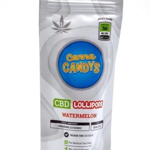 CBD Canna Candy's - Watermelon Lollipop