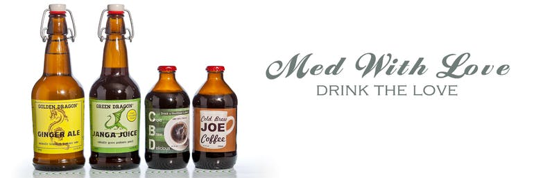 CBD Cold Brew Joe Coffee - 12oz by Med With Love **NO TAX**