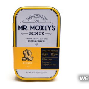 CBD Ginger Mints | Mr. Moxey's Mints