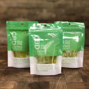 CBD LIVING LOZENGES GREEN APPLE