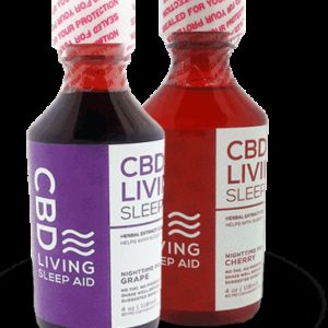 CBD LIVING- PM SYRUP- CHERRY AND GRAPE