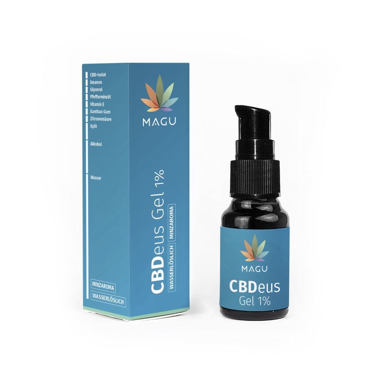 CBDeus Gel Menta 1% - 10ml