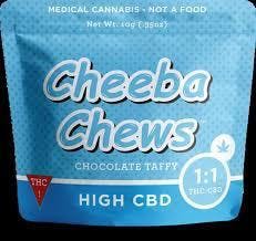 CHEEBA CHEWS CHOCOLATE TAFFY 50MG CBD