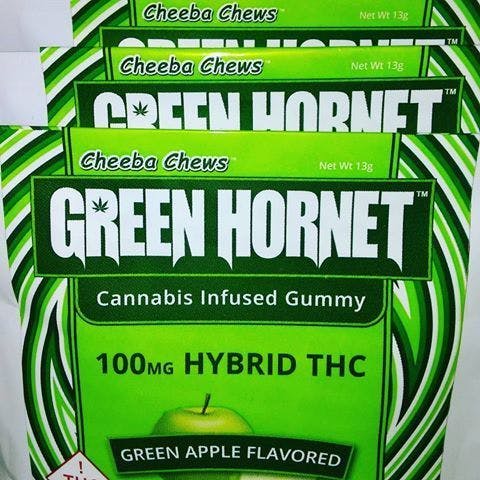 Cheeba Chews - Green Hornet CBD THC