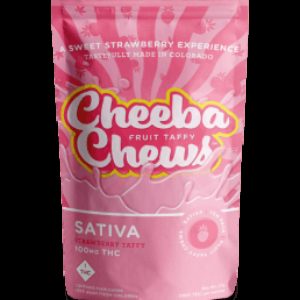 Cheeba Chews - Strawberry Taffy - Sativa 100mg