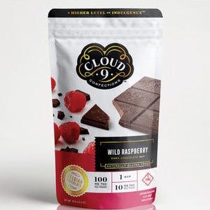 Cloud 9 - 100mg Wild Raspberry Dark Chocolate