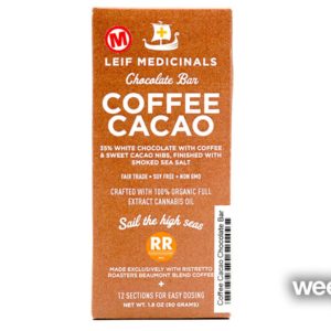 Coffee Cacao Bar,1.8 oz, Leif Medicinals