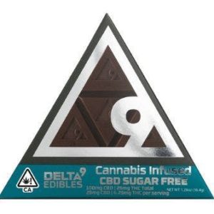 Delta 9 CBD Sugar-Free Bar 100mg CBD/ 25mg THC