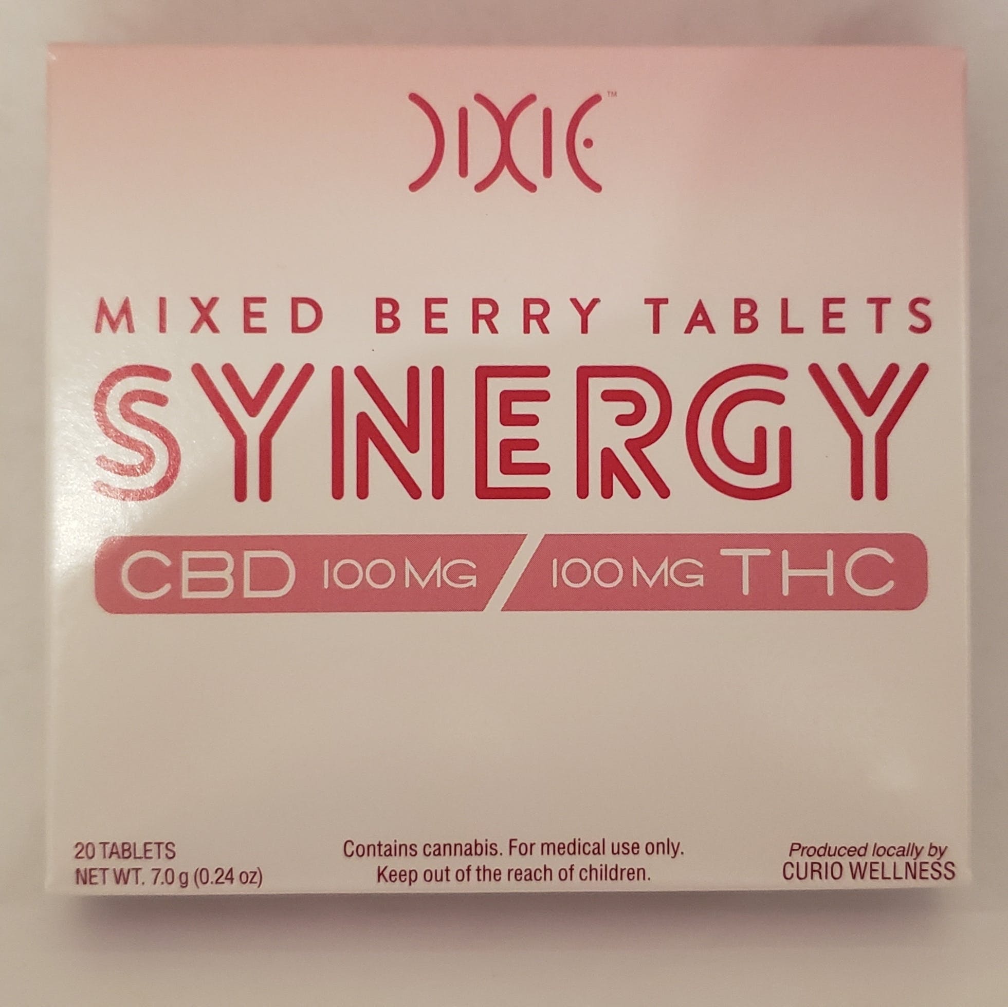 Dixie Synergy 1:1 Berry 200mg Tablets