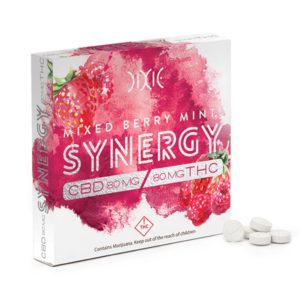 Dixie Synergy Mixed Berry Mints 80mg