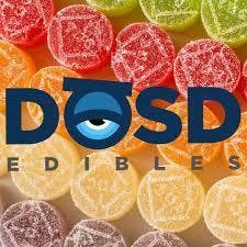 Dosd Blue Raz Gummies 100mg