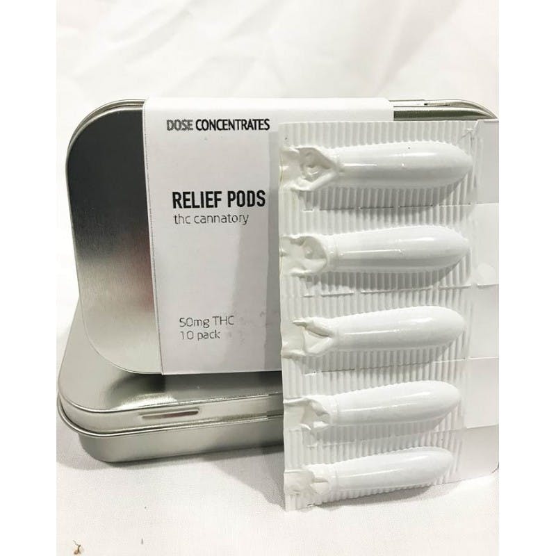 Dose Concentrates Relief Pods 50mg THC X 10