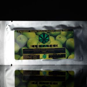 Elevated Lollipop- Green Apple (25mg) Hybrid