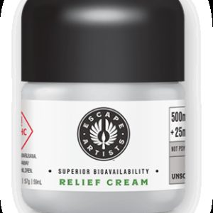 Escape Artist Relief Cream 20:1 CBD:THC