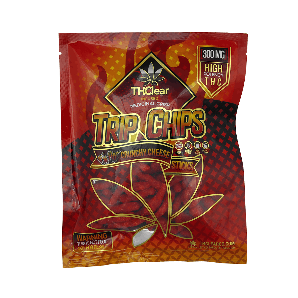 Extra Hot Crunchy Cheese Trip Chips 300mg