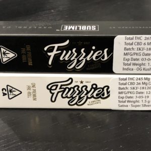 Fuzzies One Premium Pre Roll