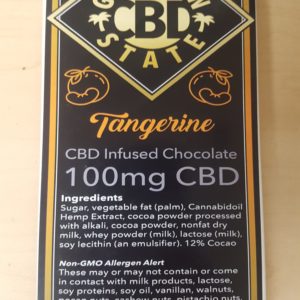 Golden State CBD Chocolate 100mg Tangerine