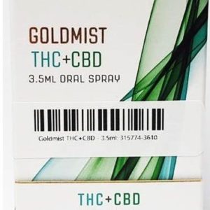 GoldMistt THC + CBD Oral Spray