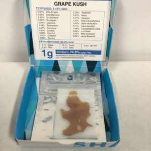 Grape Kush Shatter by Prime Extracts