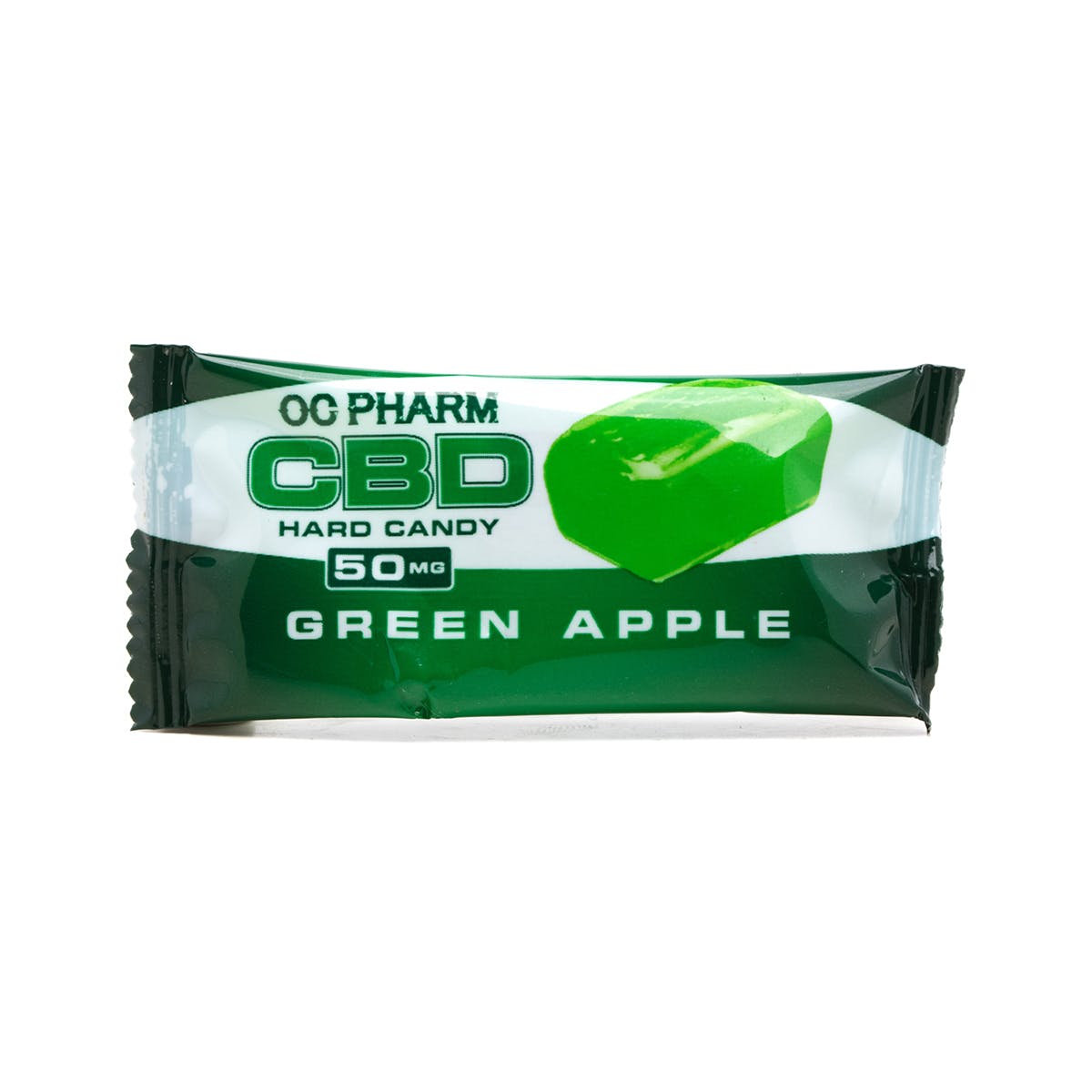 Green Apple CBD Hard Candy 50mg