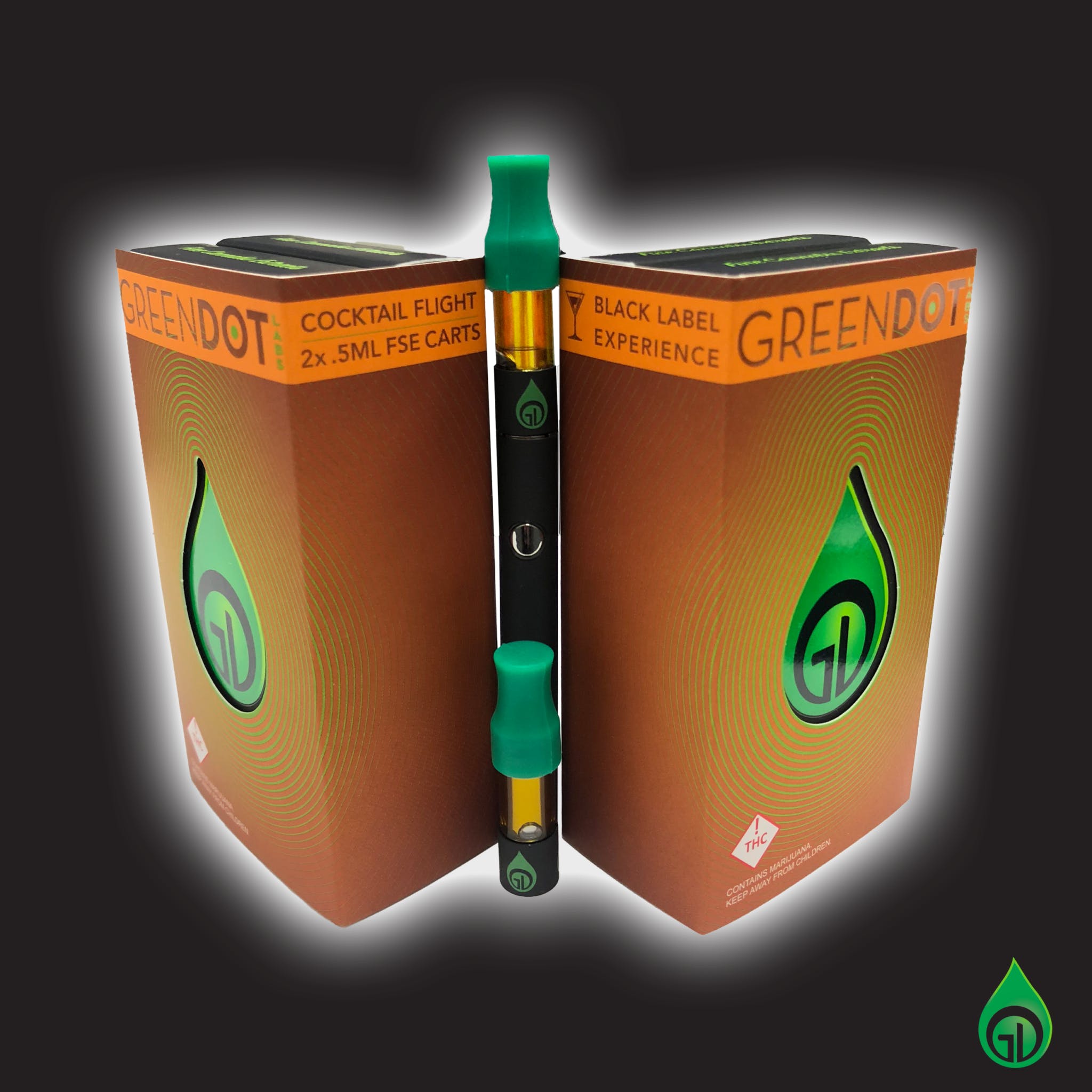 Green Dot Gas Flight FSE Cartridge 500mg Two Pack