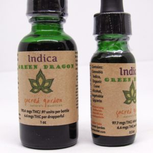 Green Dragon Indica Tincture .05oz 100mg THC